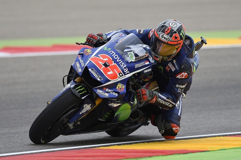 Aragon MotoGP: Vinales 'really frustrated' by pace in the wet