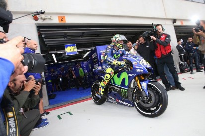 Valentino Rossi wants dry running before Aragon MotoGP race call