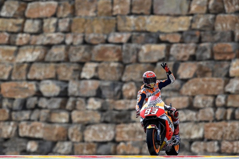 Aragon MotoGP: Marc Marquez leads practice, Valentino Rossi 18th
