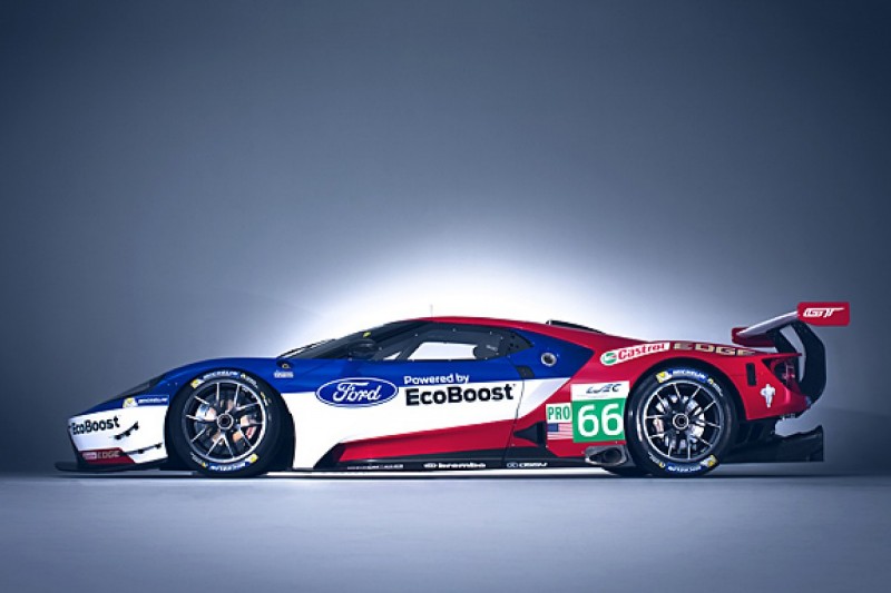 New Ford GT WEC racer on display at Autosport International 2016
