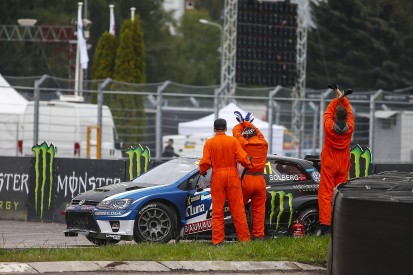 Petter Solberg broke collarbone in Latvia World Rallycross crash