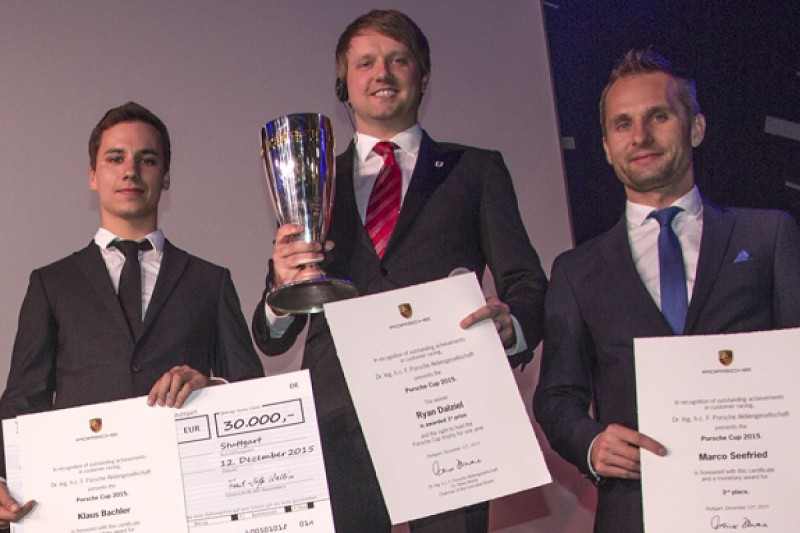 British driver Ryan Dalziel wins Porsche Cup privateers' award