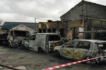 Motorbase BTCC and GT squad safe despite industrial complex fire