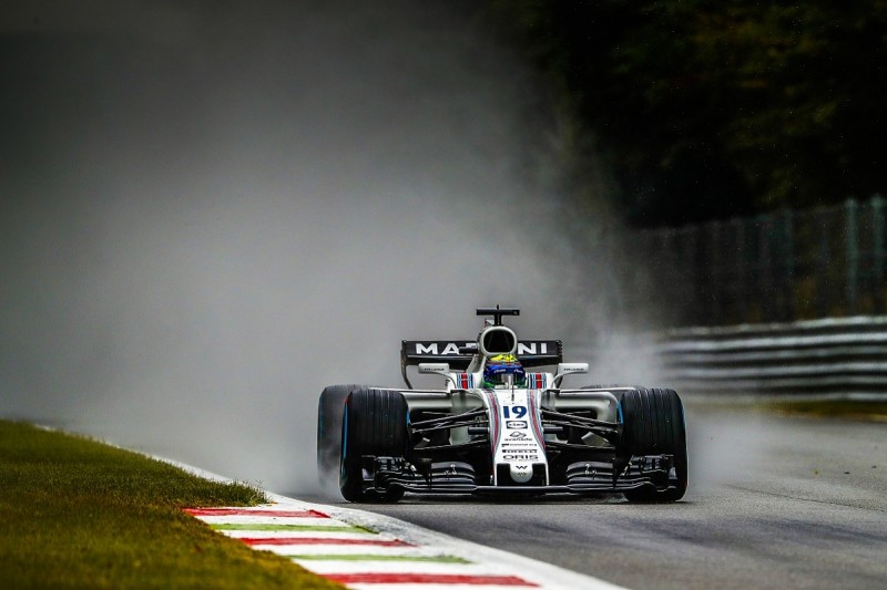 Felipe Massa fastest as Monza F1 Saturday practice is near-washout