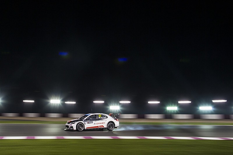 Qatar WTCC: Jose Maria Lopez dominates night practice for Citroen