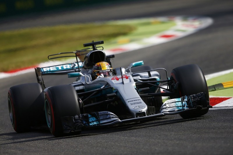 Italian GP FP1: Lewis Hamilton leads Mercedes 1-2 at Monza