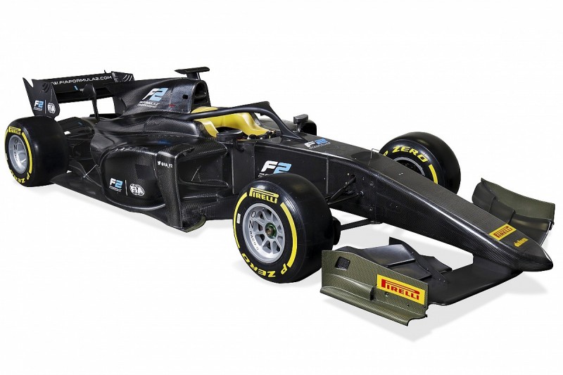 New F2 car for 2018 revealed, featuring halo head protection device