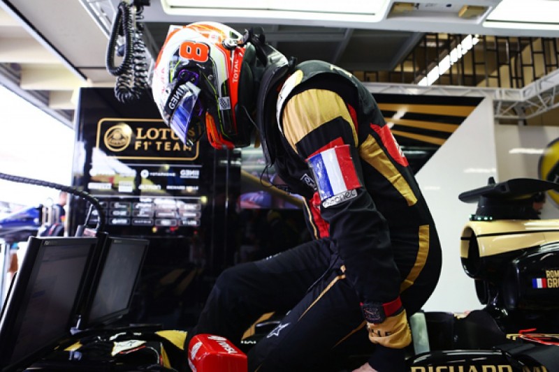'Affected' by Paris attacks, Grosjean resolve moves Lotus F1 team