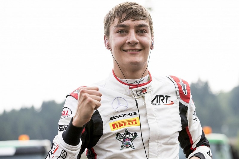 Spa GP3: Mercedes junior Russell takes pole in ART one-two