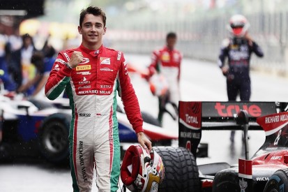 Spa Formula 2: Ferrari F1 junior Charles Leclerc on pole in wet