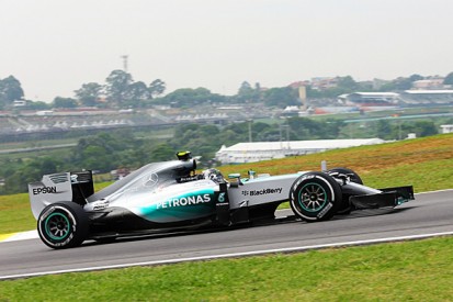 Brazilian GP: Nico Rosberg heads Lewis Hamilton in F1 practice two