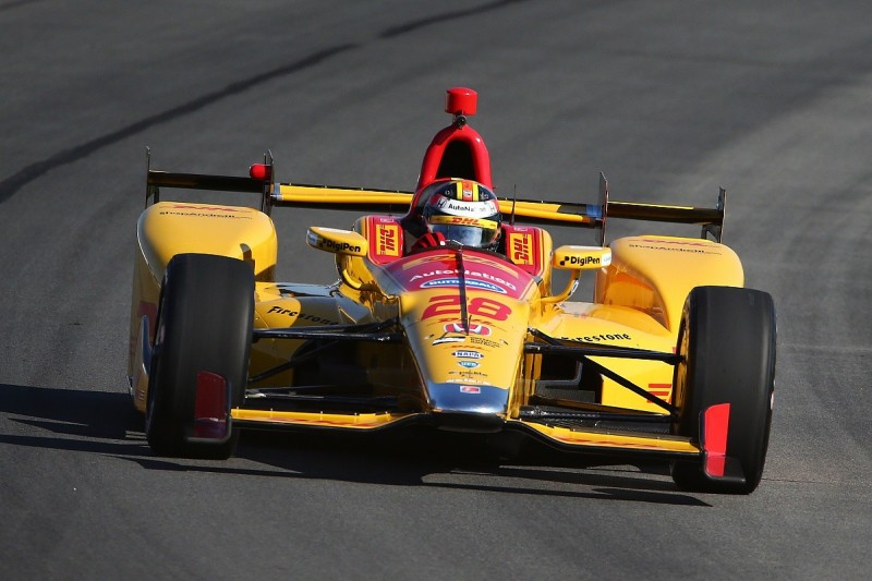 Pocono IndyCar: Ryan Hunter-Reay leads crash-disrupted practice