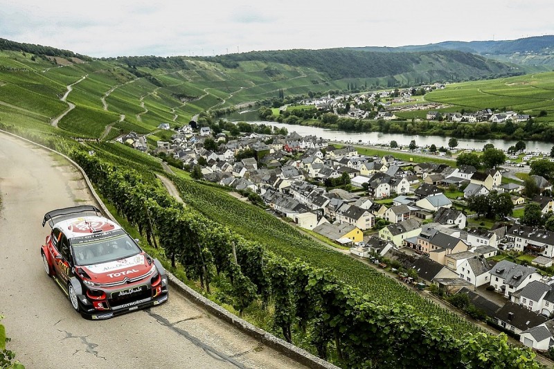 Rally Germany: Mikkelsen leads WRC event for Citroen for first time
