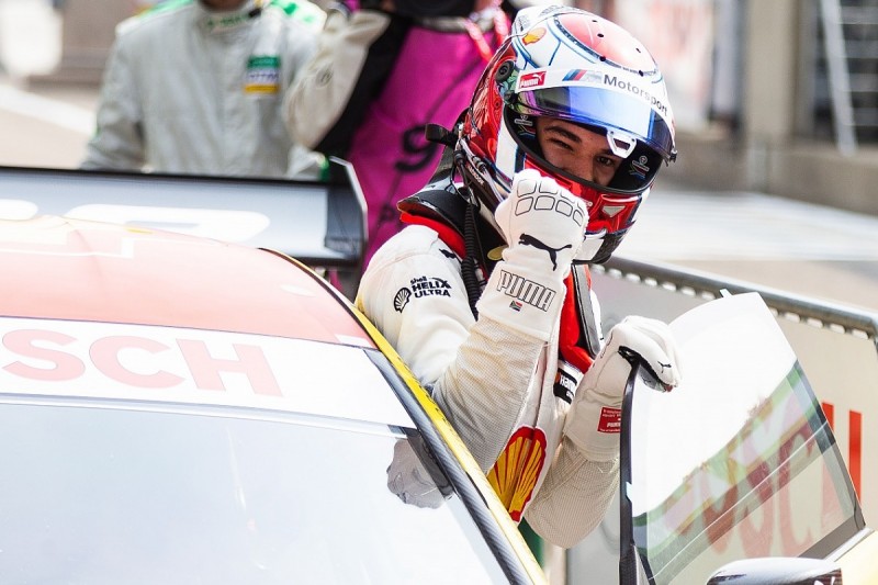 Zolder DTM: BMW's rookie Sheldon van der Linde takes pole