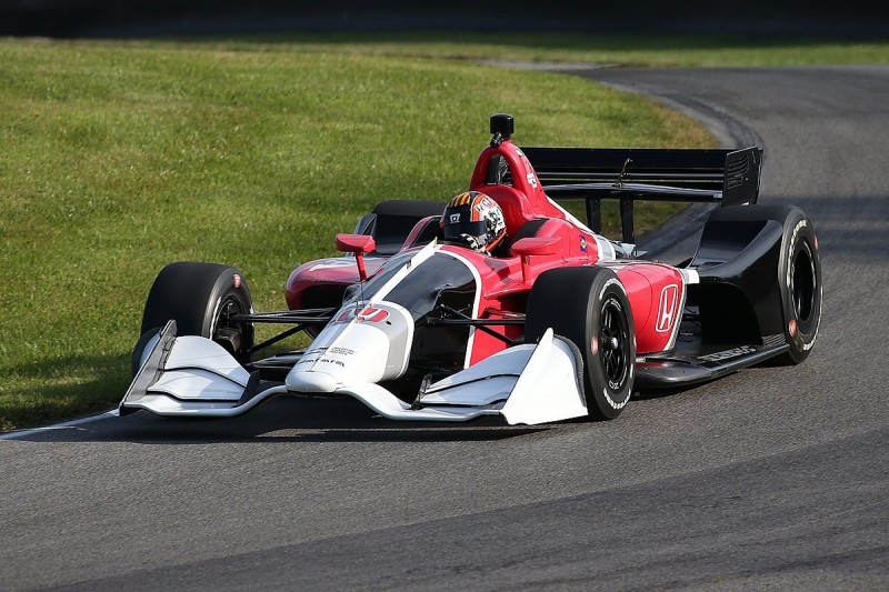 IndyCar's 2018 road-course aerokit/short oval revealed in test