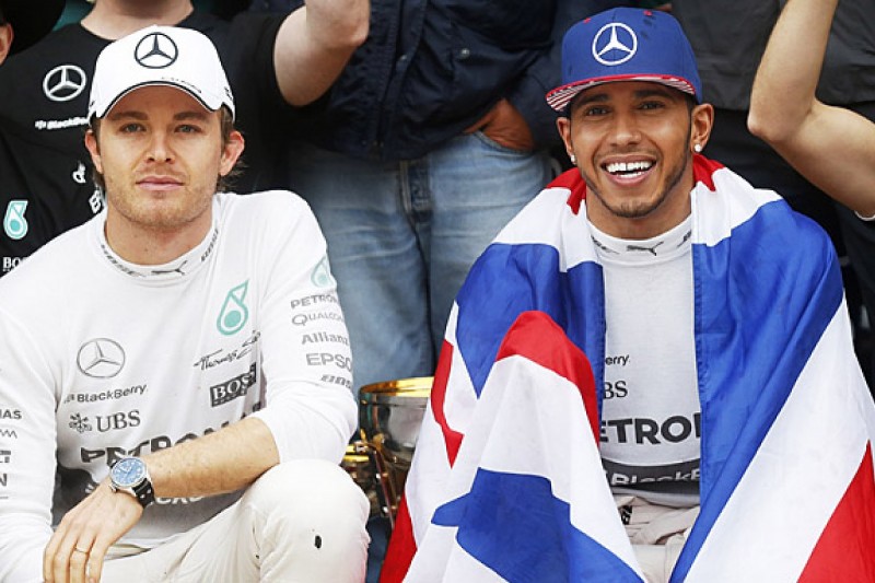 Lewis Hamilton says there's no need for talks with Nico Rosberg