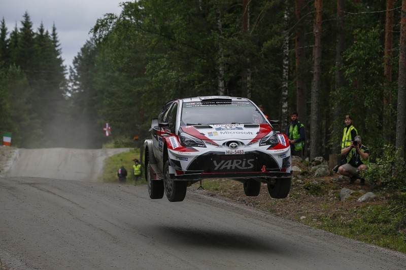 Rally Finland: Toyota's WRC rookie Lappi takes lead from Latvala