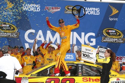 NASCAR Talladega: Logano completes sweep of Chase second phase
