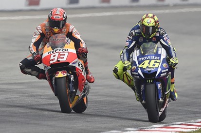 Rossi to start at back for MotoGP title decider after Marquez clash
