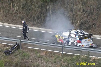 WRC Rally Catalunya: Ogier crashes from the lead on final stage