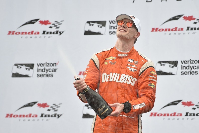 Toronto IndyCar: Josef Newgarden benefits from yellow to win