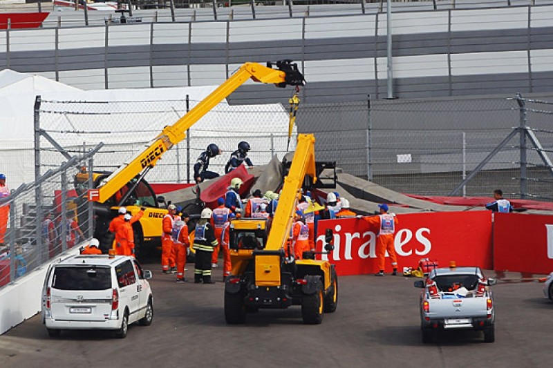 Sebastian Vettel shocked by Carlos Sainz's Russian GP F1 crash