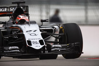 Russian GP: Nico Hulkenberg tops disrupted first practice