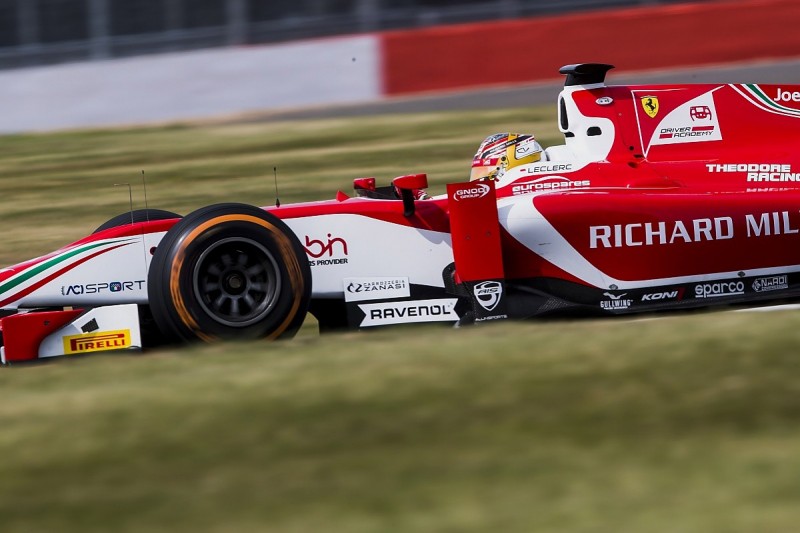 F2 Silverstone: Ferrari's Leclerc equals Vandoorne pole record