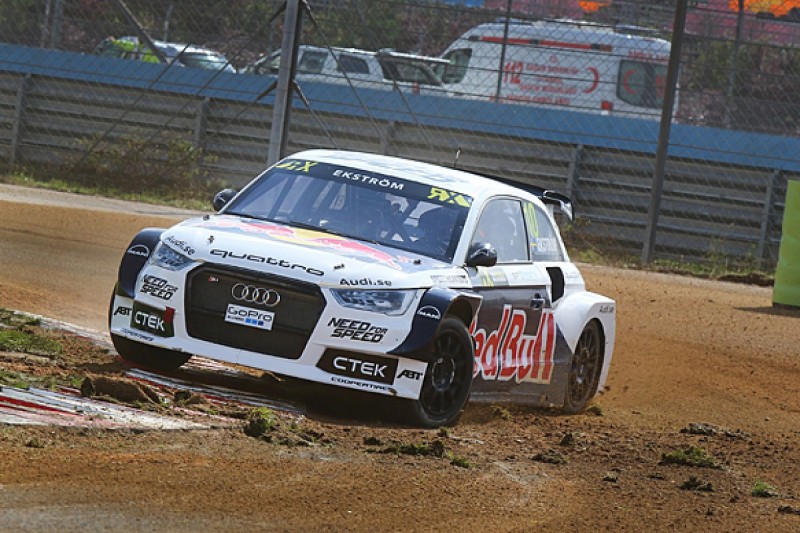 Istanbul World Rallycross: Audi's Mattias Ekstrom ahead after heats