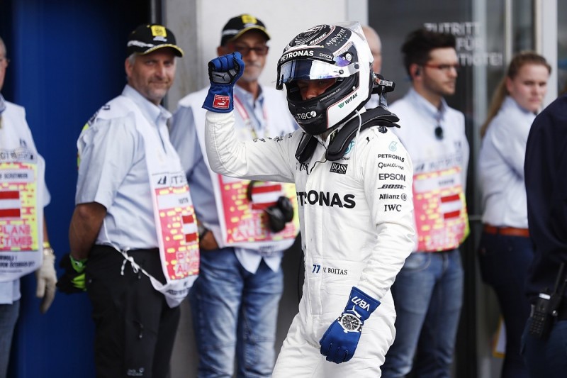 Bottas beats Vettel to Austrian GP pole, Hamilton to start eighth