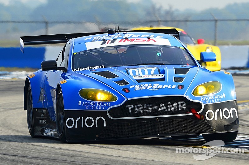 TRG-Aston Martin Racing at the 12 Hours of Sebring with victory in their sights