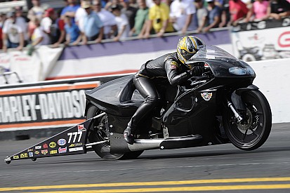 Pro Stock motorcycle veteran Karen Stoffer aims for more positive steps