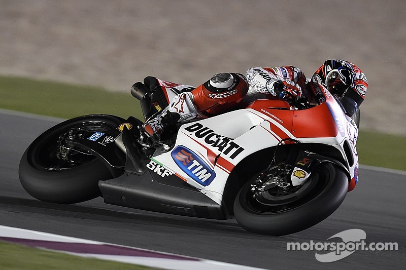 Ducati Team riders get down to first day of free practice for the GP of Qatar at the Losail circuit