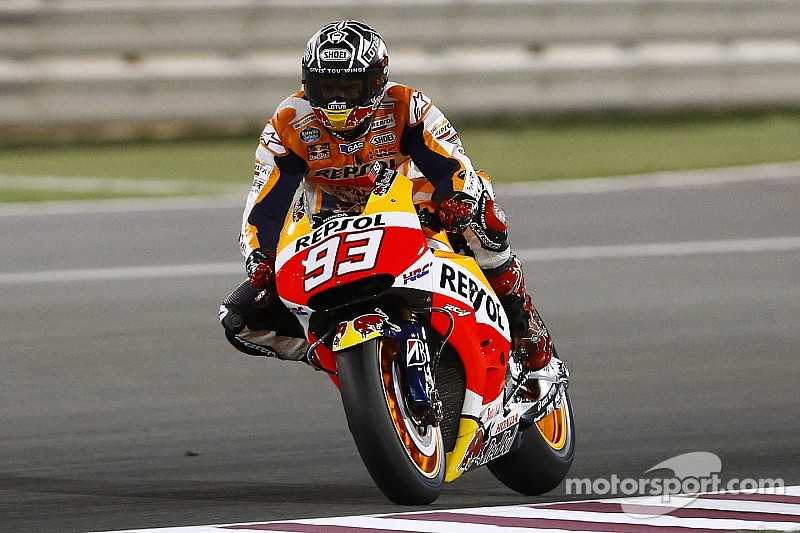 Márquez marca el ritmo en la apertura en Qatar