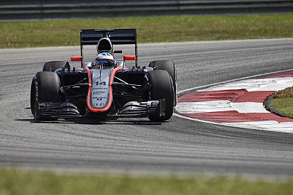 McLaren see the results of its efforts during the practice sessions today at Sepang