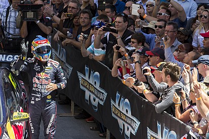 Lowndes wins from pole as tempers flare