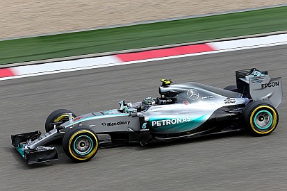 Battle resumes at the Shanghai and Mercedes top the times on the opening day