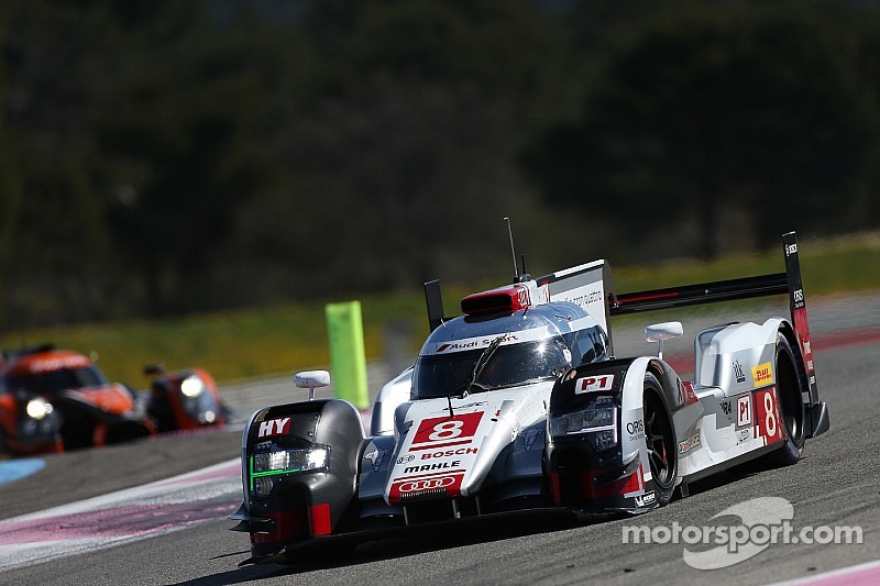 #8 Audi Sport Team Joest Audi R18 e-tron quattro: Lucas di Grassi, Loic Duval, Oliver Jarvis