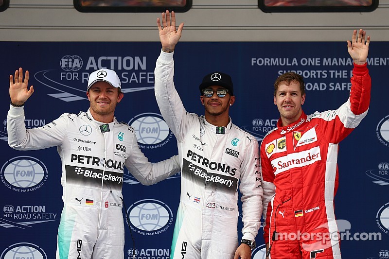 Sin problemas, Hamilton con la pole