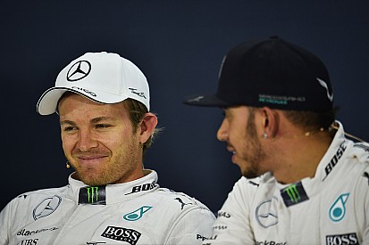 Rosberg says Mercedes split strategies "artificial"