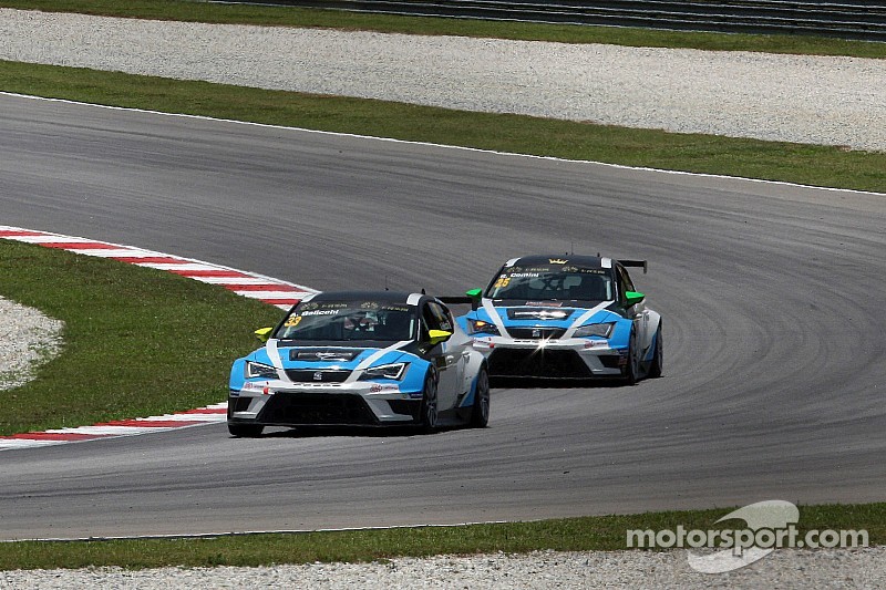 Gianni Morbidelli, Honda Civic TCR, West Coast Racing , Andrea Belicchi, SEAT Leon Racer, Target Competition et Stefano Comini, SEAT Leon Racer, Target Competition