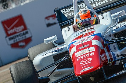 Harvey takes Long Beach Indy Lights pole