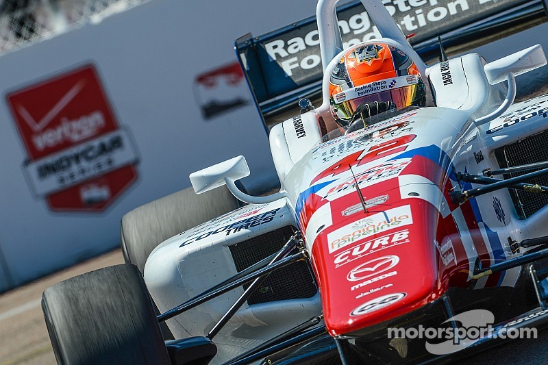 Harvey takes Long Beach Indy Lights pole