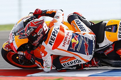 El warm up también fue de Márquez