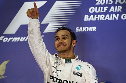 Hamilton wins in Bahrain as Raikkonen charges to second
