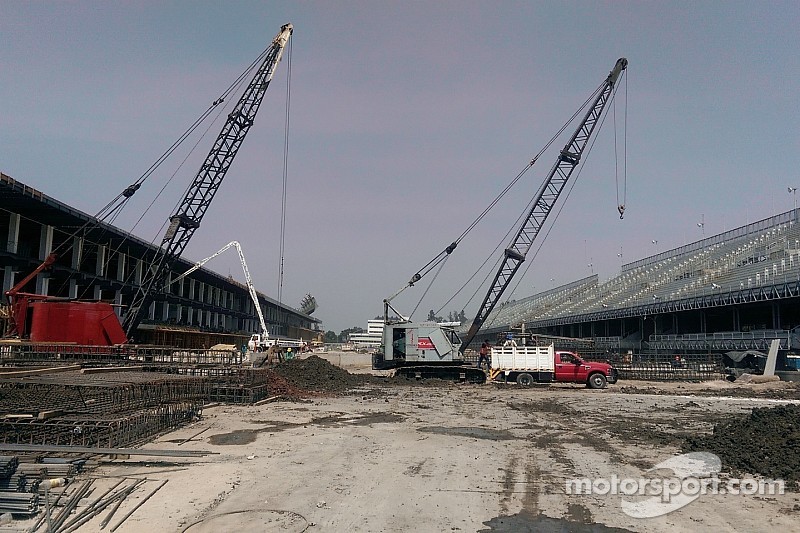 Tres fases de pavimentación al Autódromo Hermanos Rodríguez