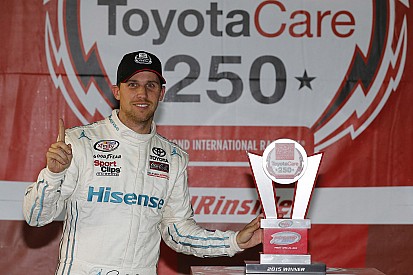 Denny Hamlin delivers Toyota’s 100th career NXS win