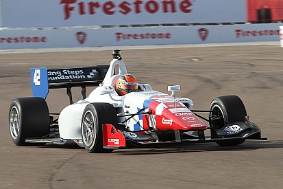 Pigot shatters the qualifying track record for the Legacy Indy Lights 100