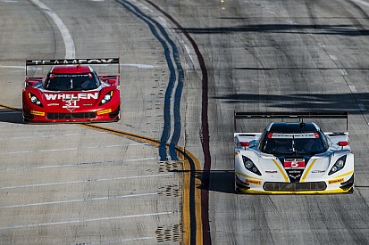 Action Express Racing charging into the Monterey Grand Prix