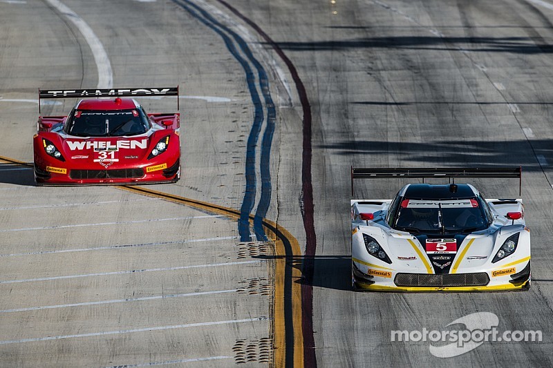 Action Express Racing charging into the Monterey Grand Prix